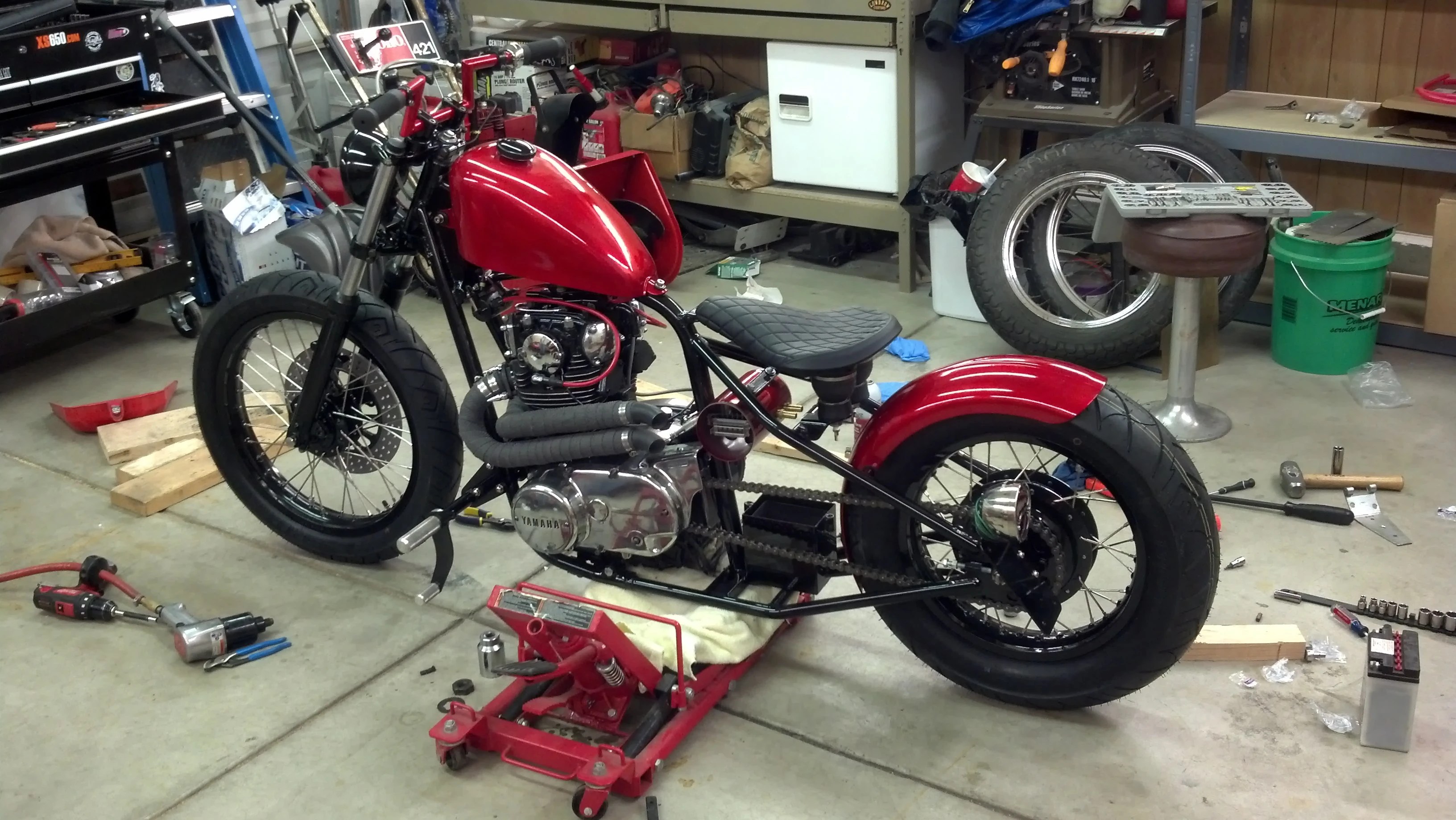 TC BROS air ride seat kit Yamaha XS650 Forum