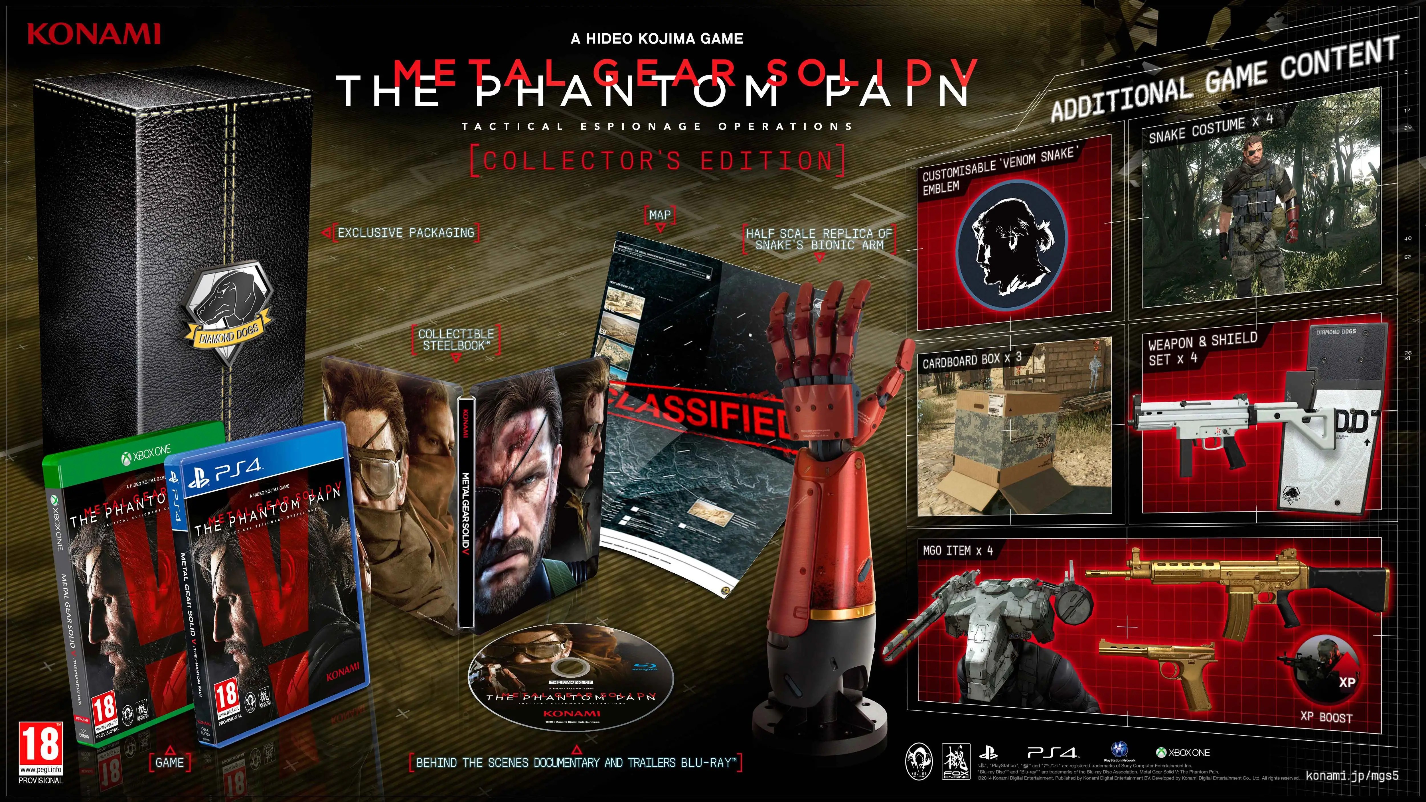 MGSV The Phantom Pain Collector’s Edition ! Gaming Phanatic
