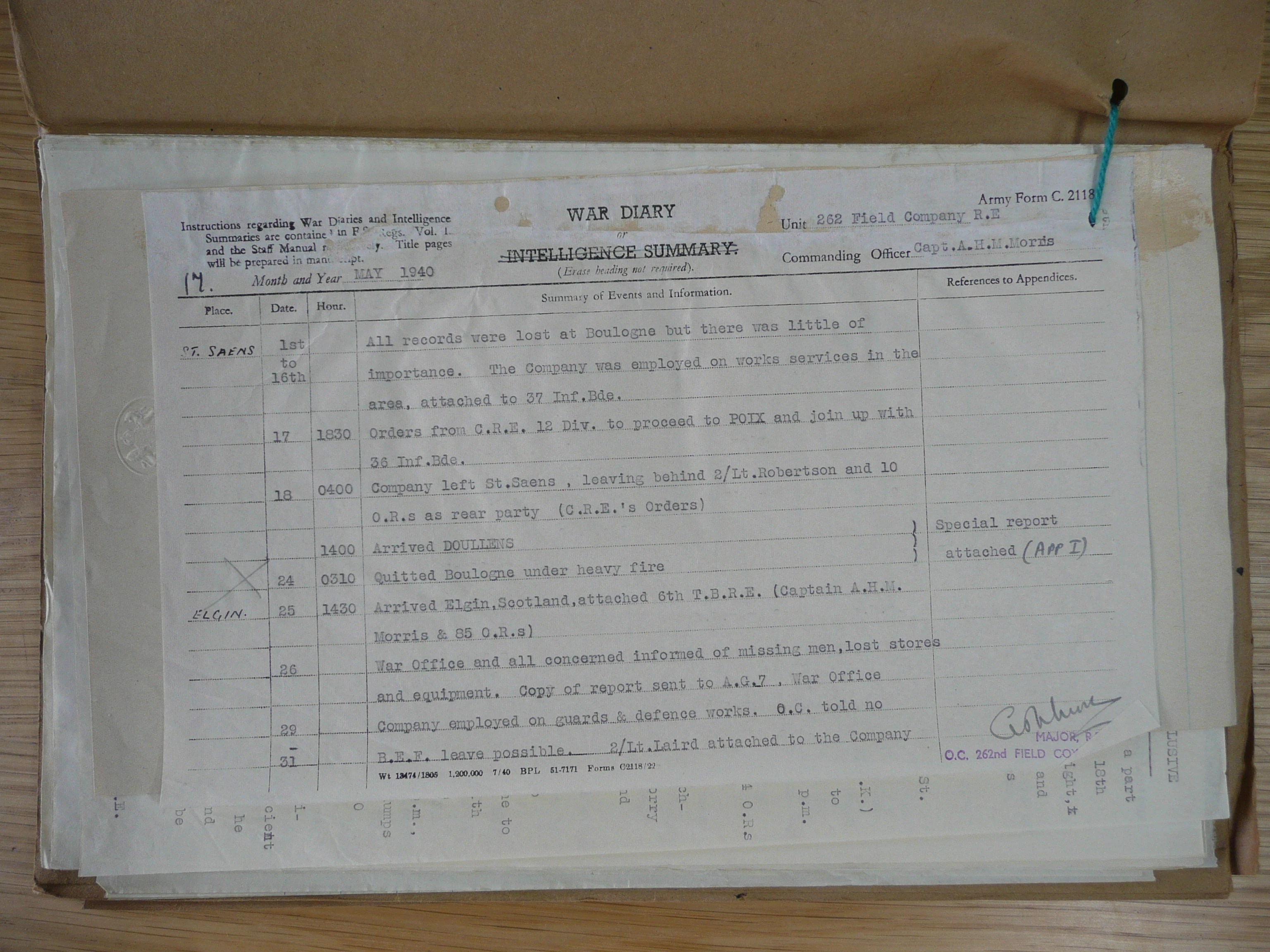 262 Field Company, Royal Engineers WW2Talk