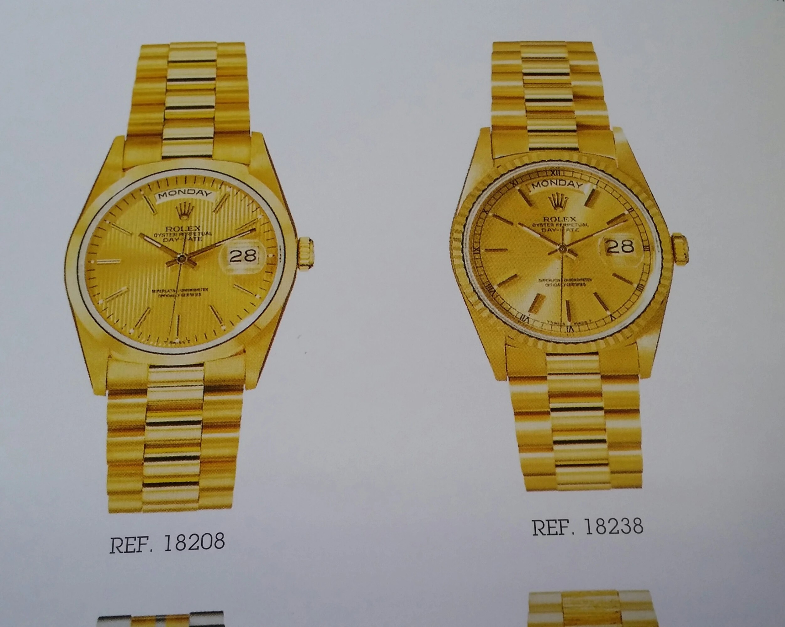 Rolex DOMED / DOME vs Fluted ? Bezel 1802 / 18206 /18208 /118206