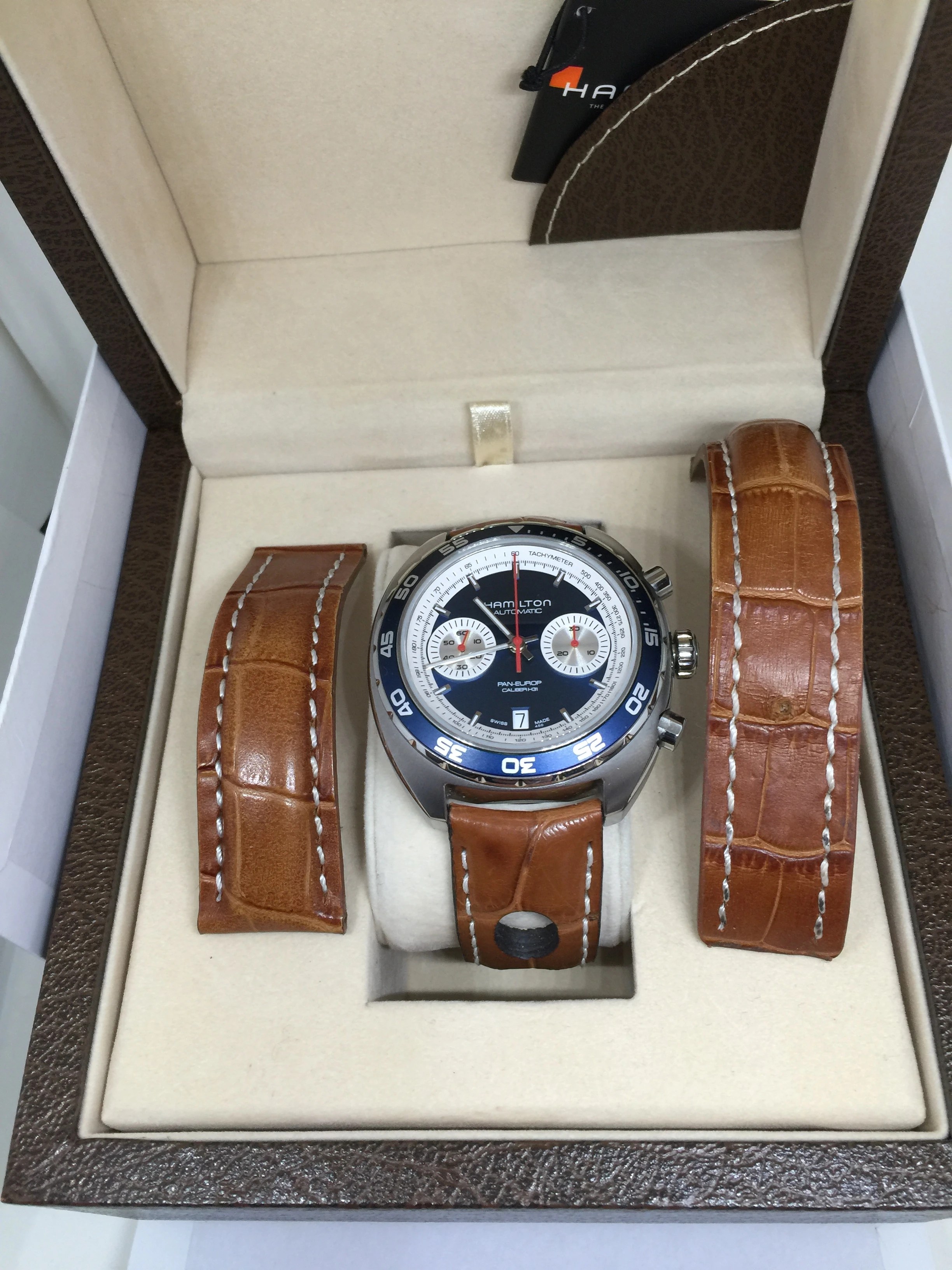 SOLD LIMITED EDITION HAMILTON PANEUROP ( Pan Europ) CHRONOGRAPH "1971