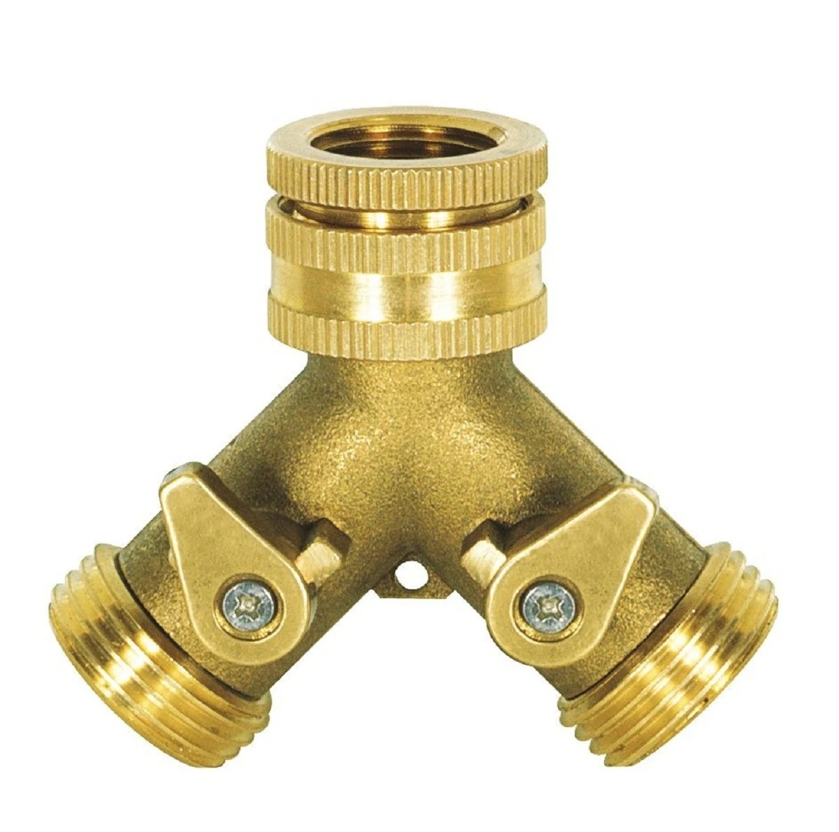 Arrosage Nourrice Nez de 3/4" 2 voies + vannes 100