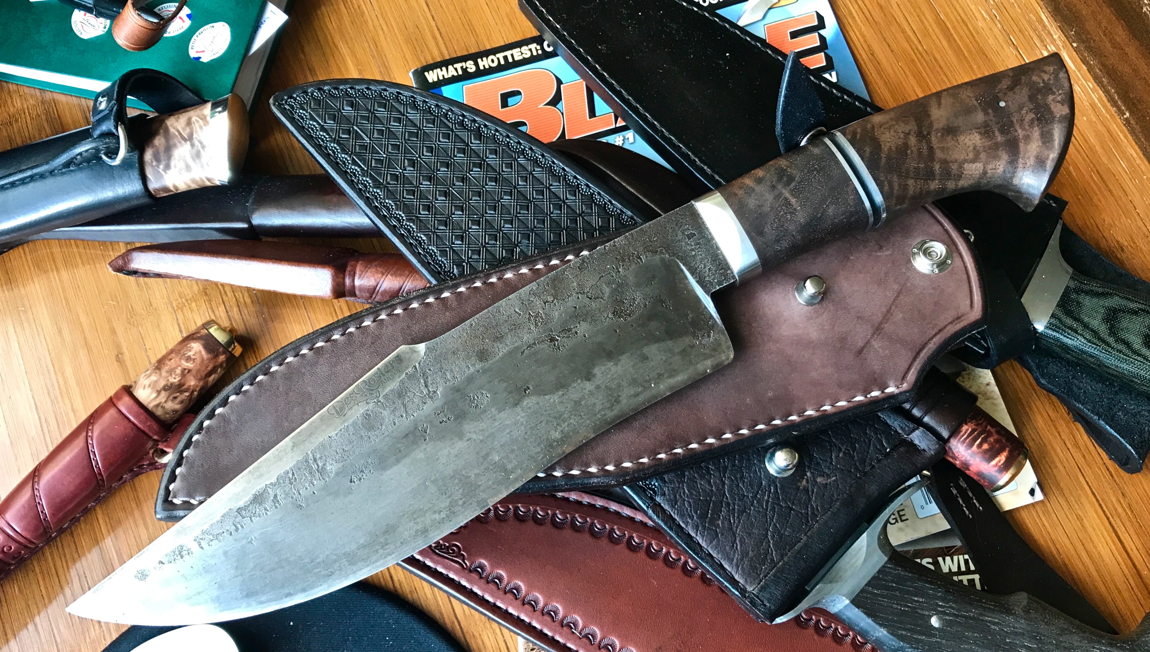 Show me your custom camp knife/chopper. Page 85