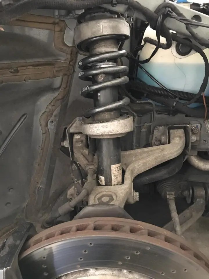 Threaded suspension install with some pics