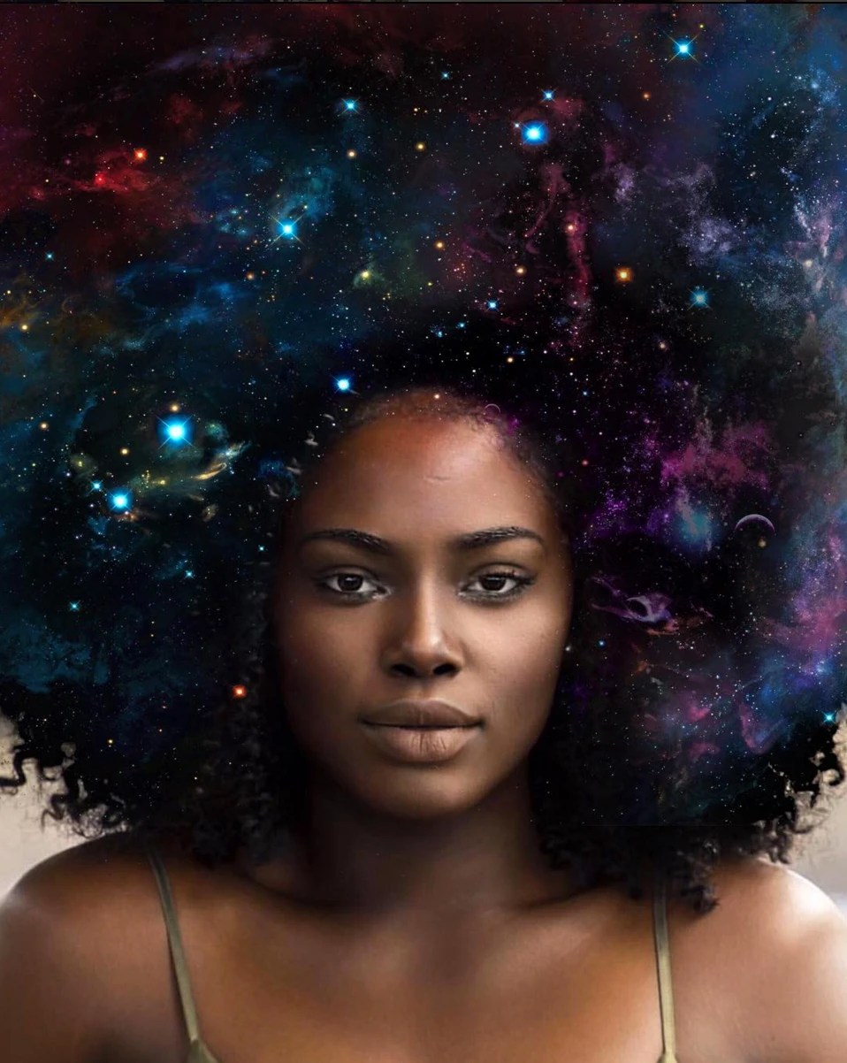 This Artist Draws the World in Black Women's Natural Hair