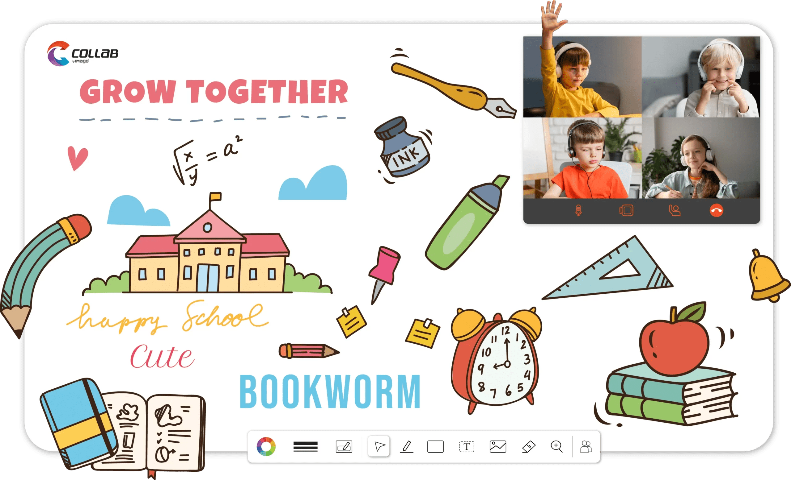 Collab Application Online Interactive Whiteboard