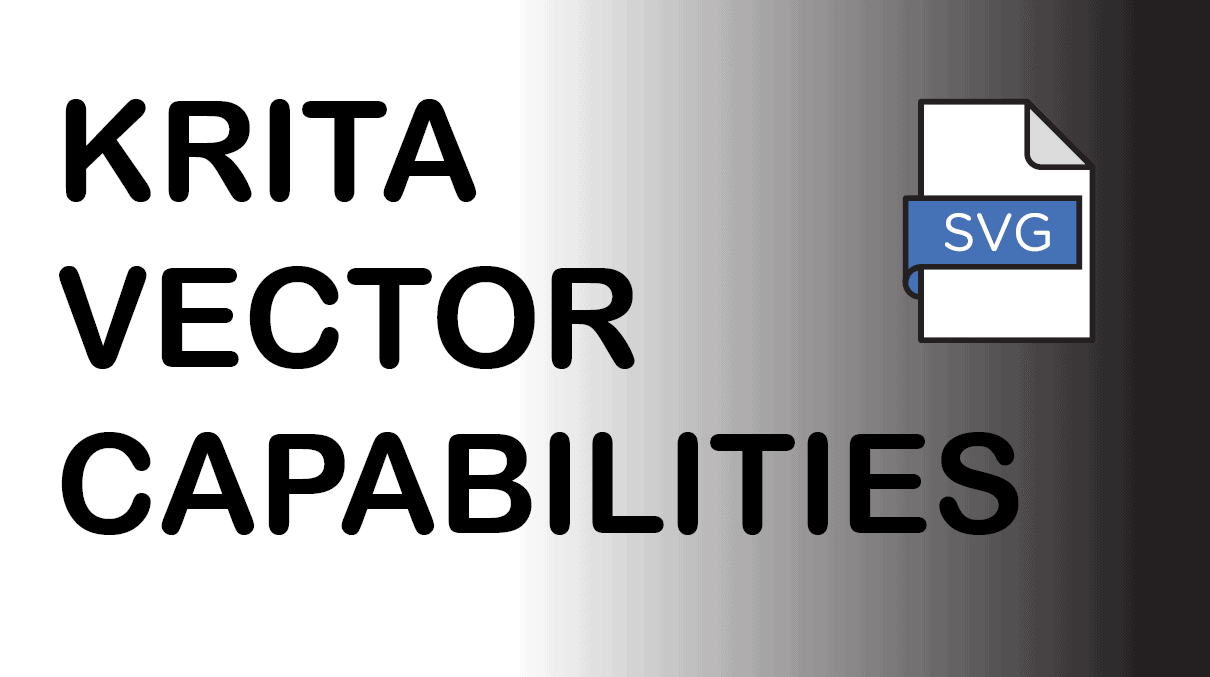 Krita Vector Capabilities How to Import/Export Vector