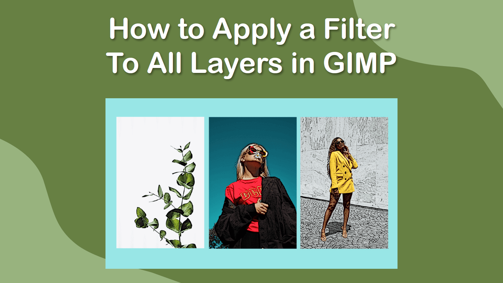 How to Apply a Filter To All Layers in GIMP imagy