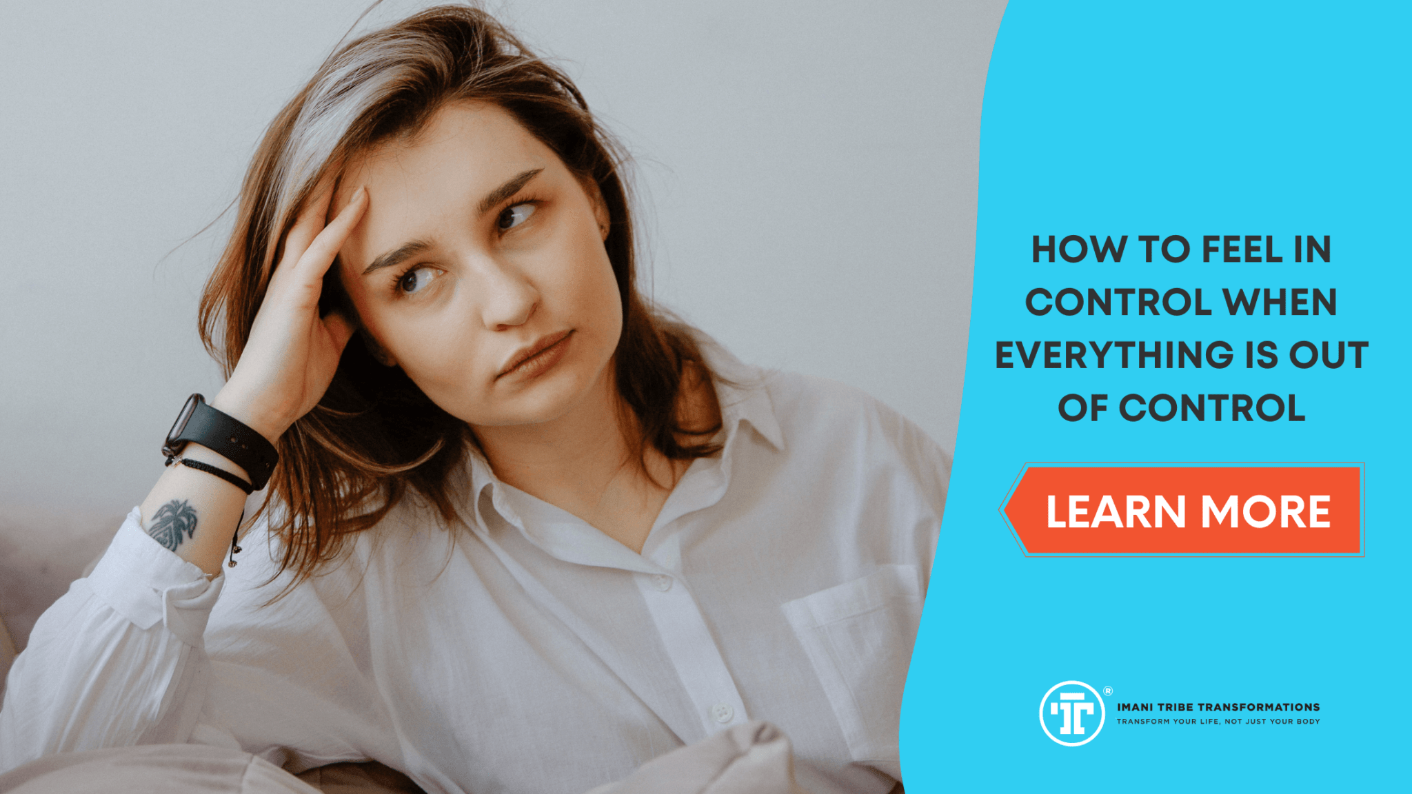 How to feel in control when everything is out of control