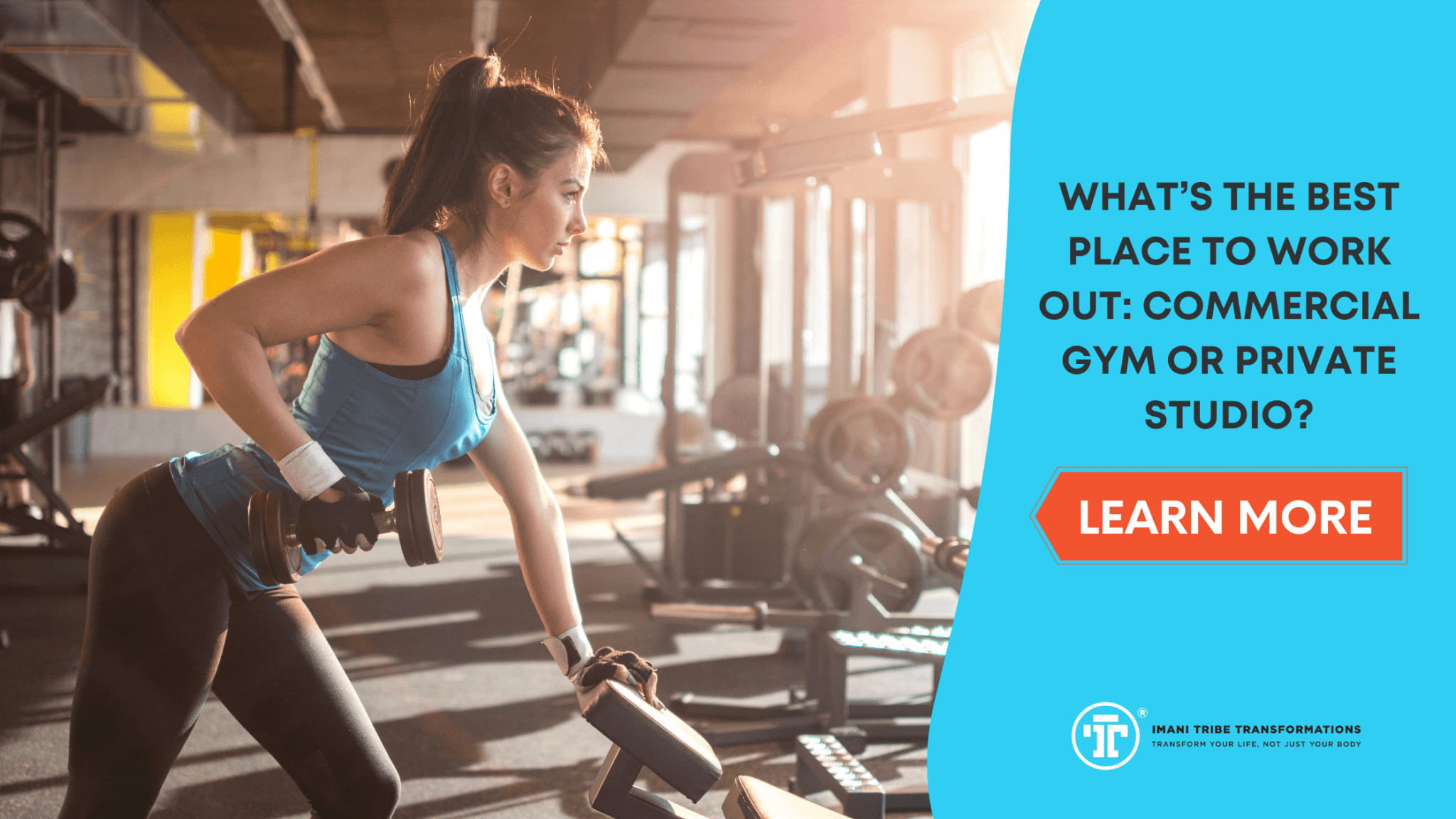 What’s the best place to work out Commercial gym or private studio?