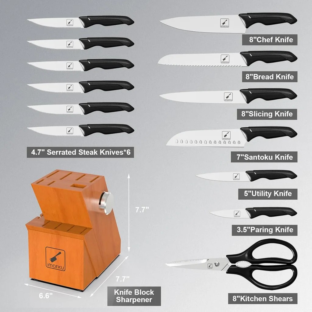 Dishwasher Safe Knife Sets IMARKU