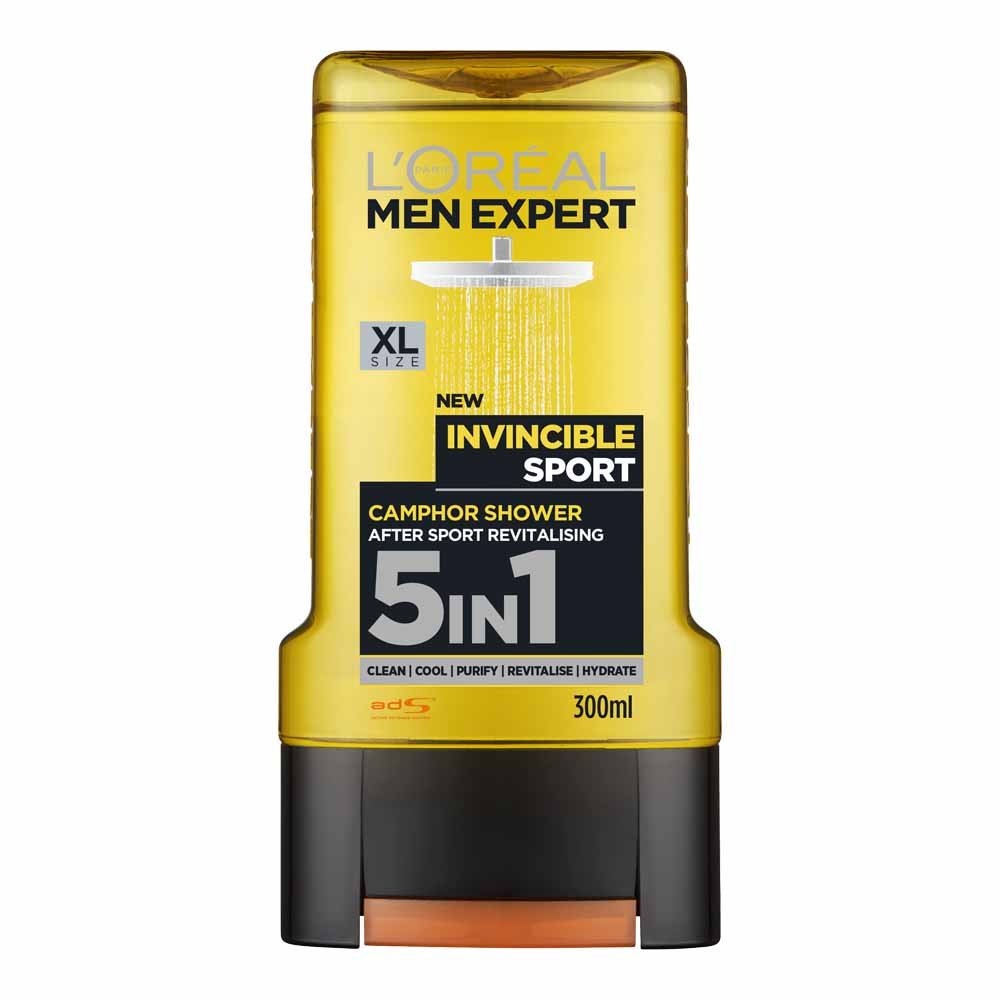 L’Oréal Paris Men Expert Invincible Sport Shower Gel 300ml ImaxUK