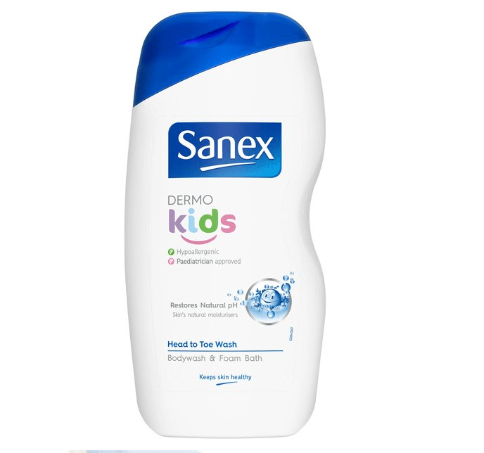 Sanex Dermo Kids Head to Toe Wash Body wash & Foam Bath 500ml ImaxUK
