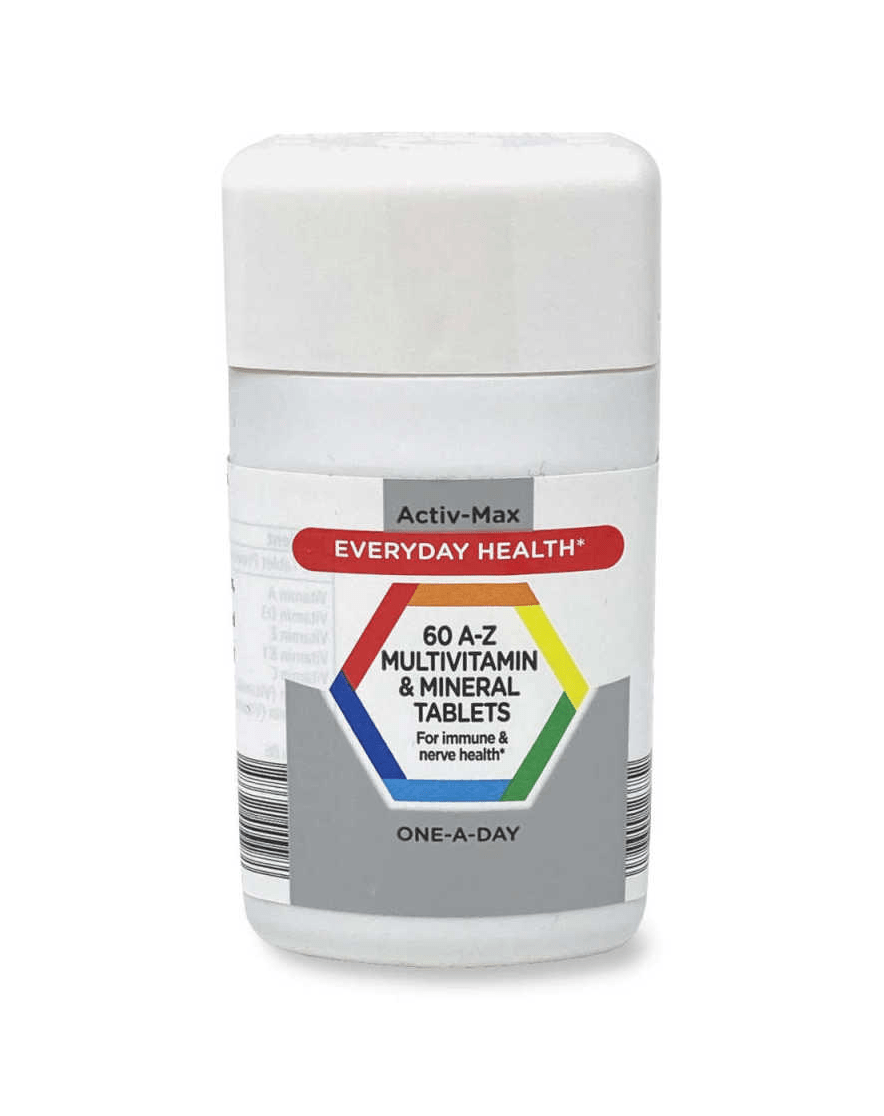 Multivitamin & Mineral Tablets AZ 60 Tablets ImaxUK