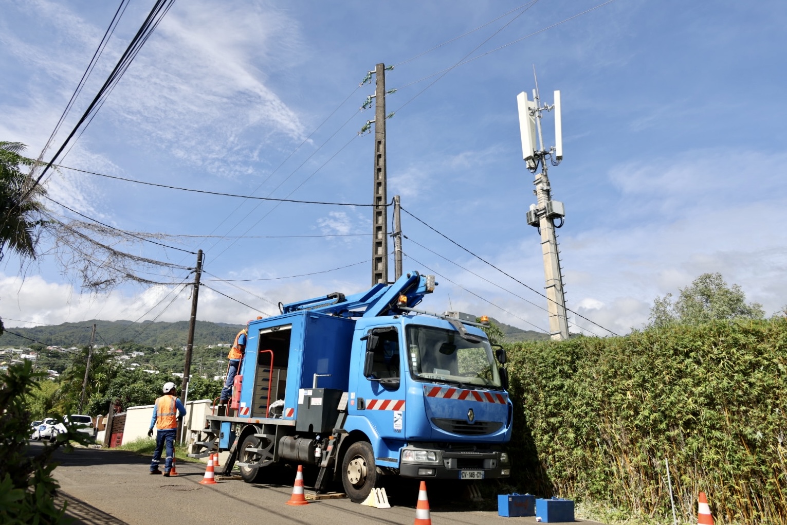EDF 9.000 clients privés d'électricité à La Réunion