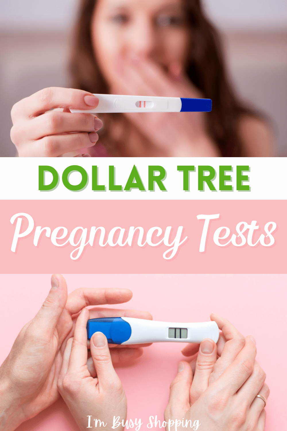 Everything to Know About Dollar Tree Pregnancy Test » I'm Busy Shopping