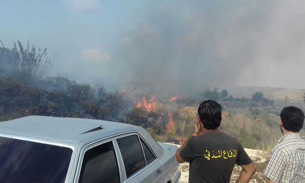 IMLebanon احتراق 2500 شجرة زيتون في السويسة العكارية