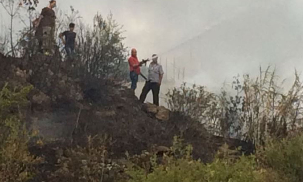 IMLebanon حريق في كوشا العكارية