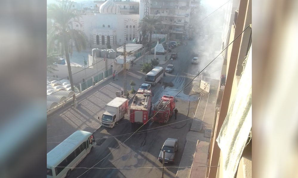 IMLebanon حريق في منزل بطرابلس