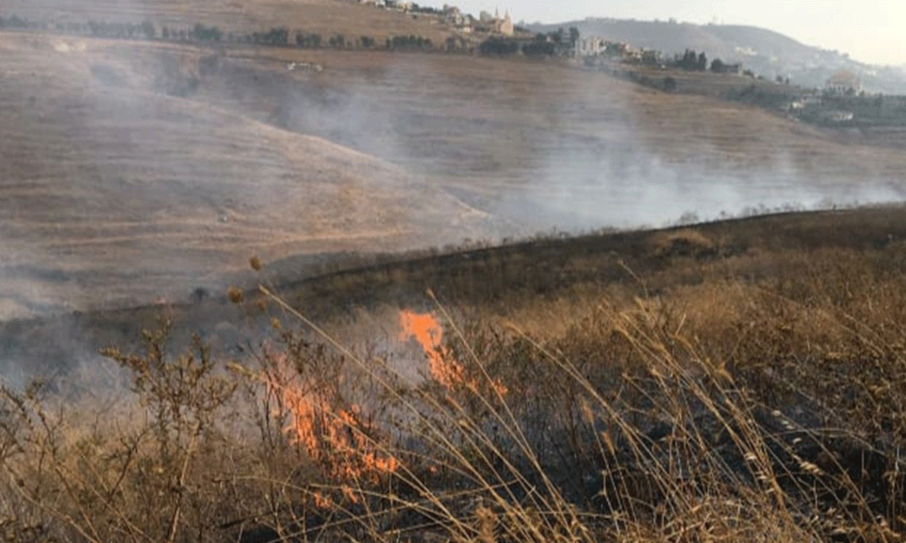 IMLebanon حريق في بلدة السويسةعكار