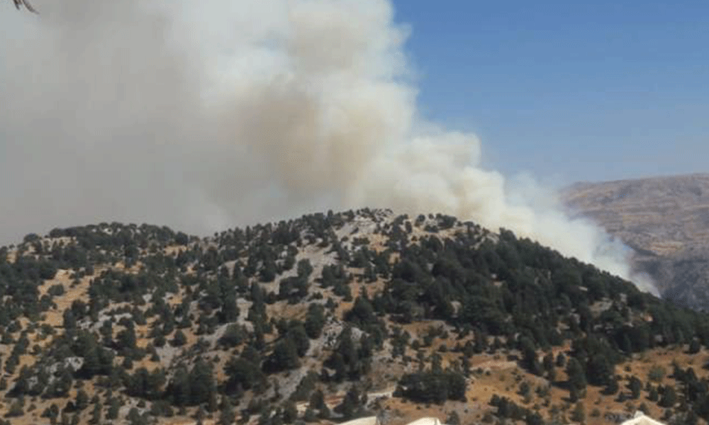 IMLebanon الحرائق تغزو عكار.. ومرتضى يتحرّك