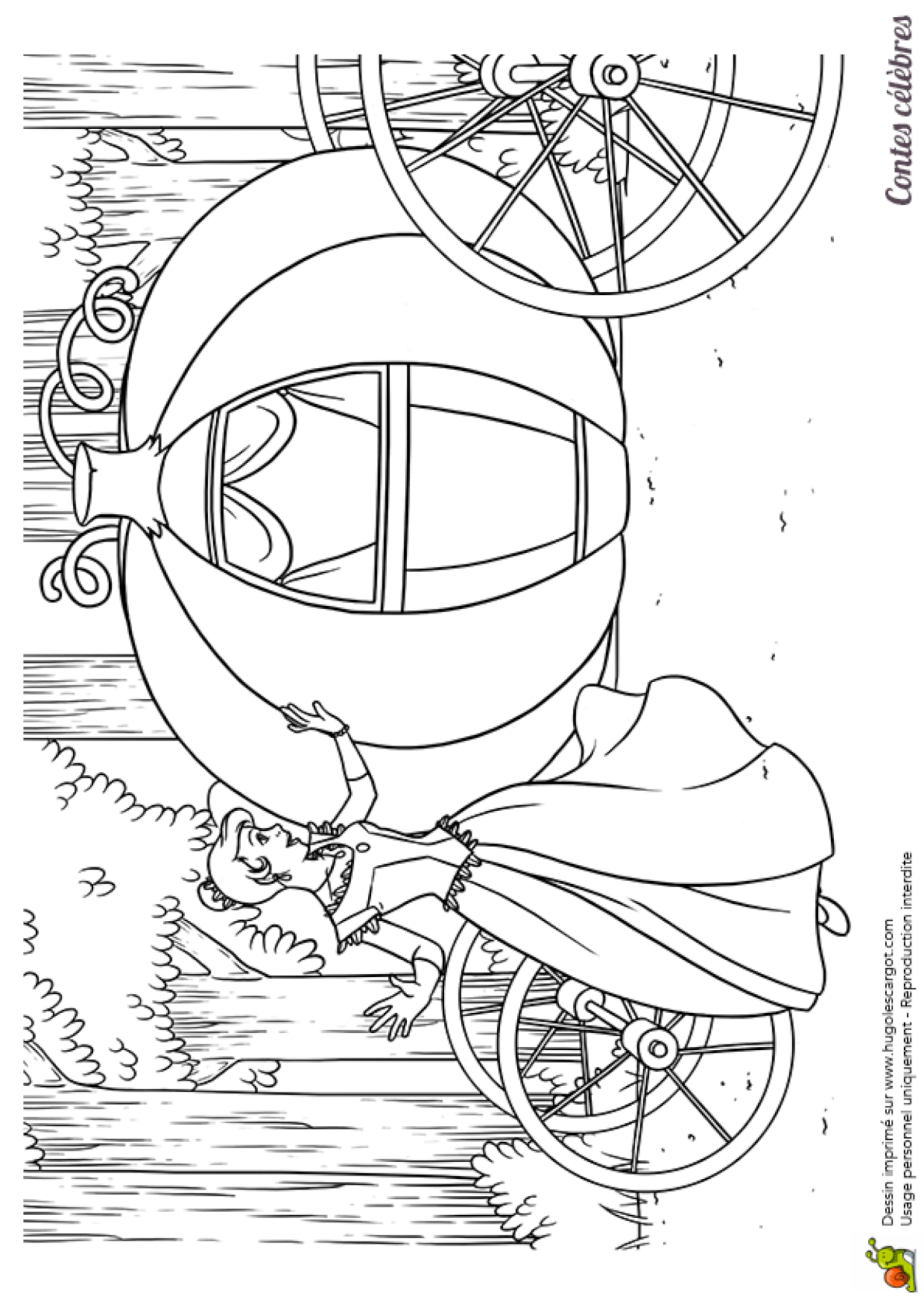 Coloriage Magique Cendrillon Dessin et Coloriage