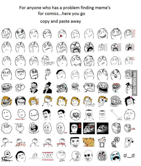 9gag Meme Faces