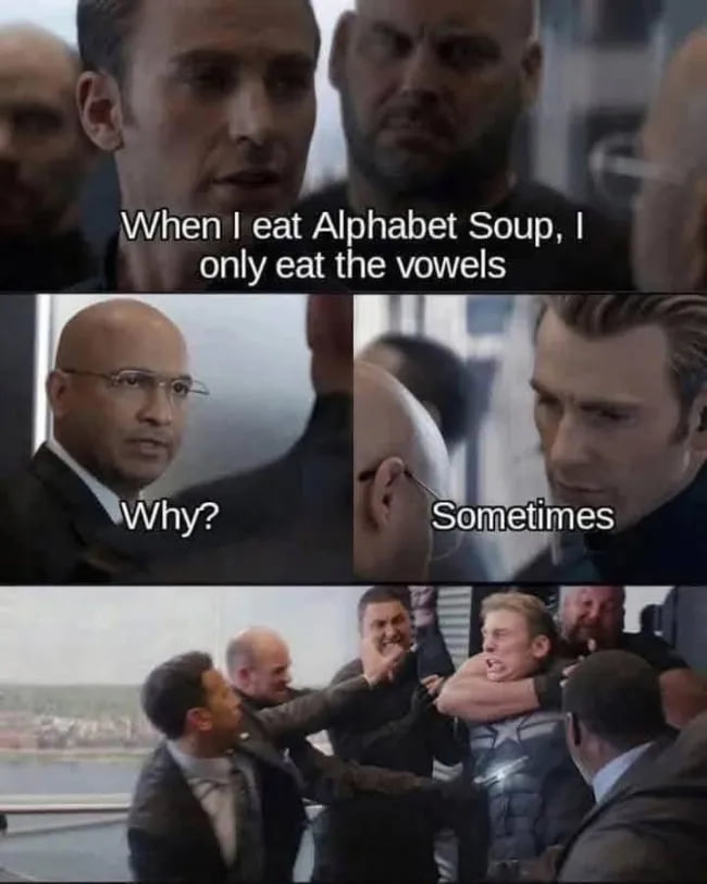 A E I O U