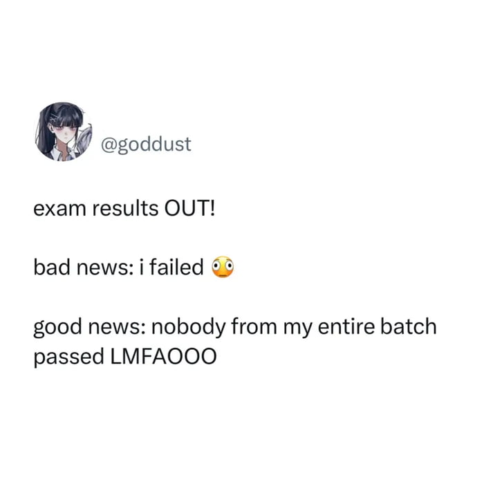 Collective failure makes the sting go away