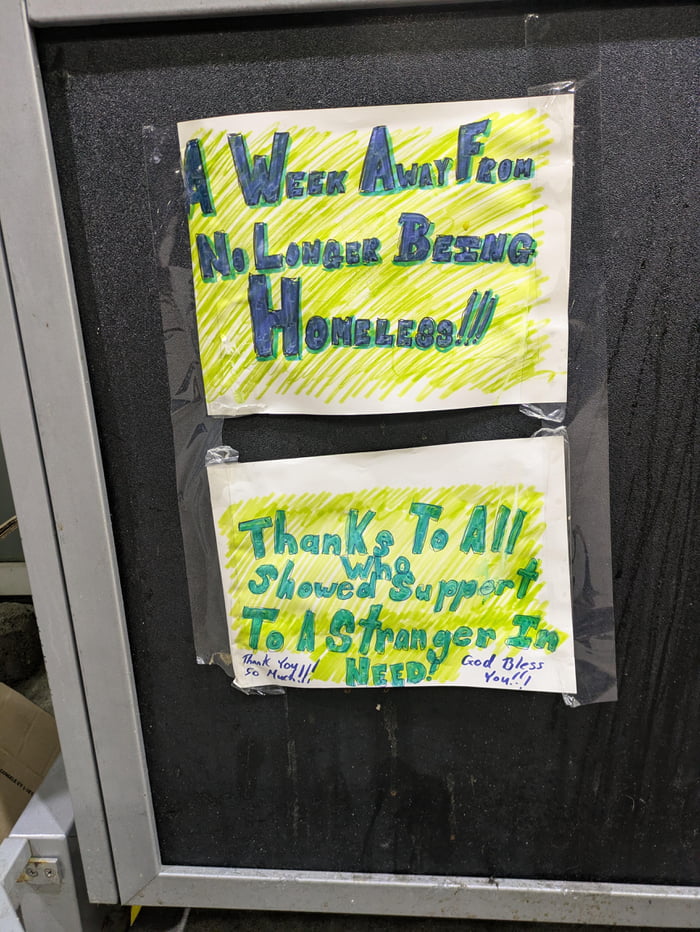 Faith in humanity restored