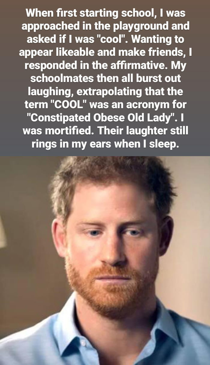 More Prince Harry trauma 9GAG