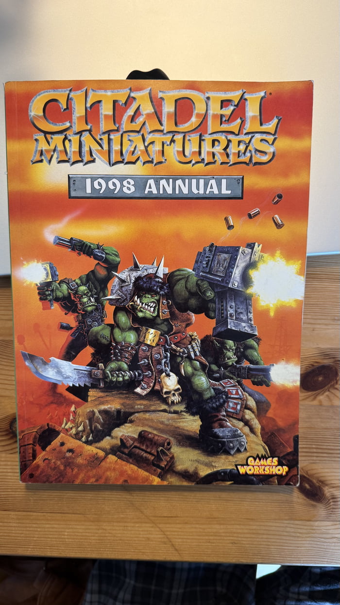 This is the first Warhammer book i got as a kid and im hooked to this day.