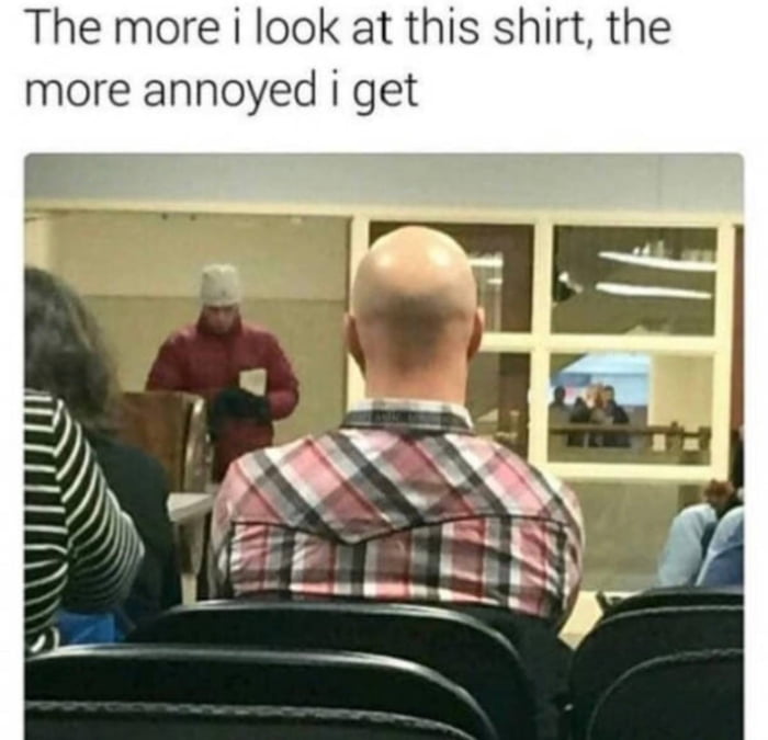 My eyes hurt looking at this misaligned pattern