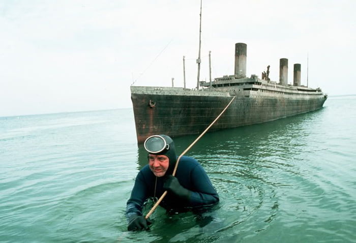 Model used in the movie "Raise the Titanic" (1980)