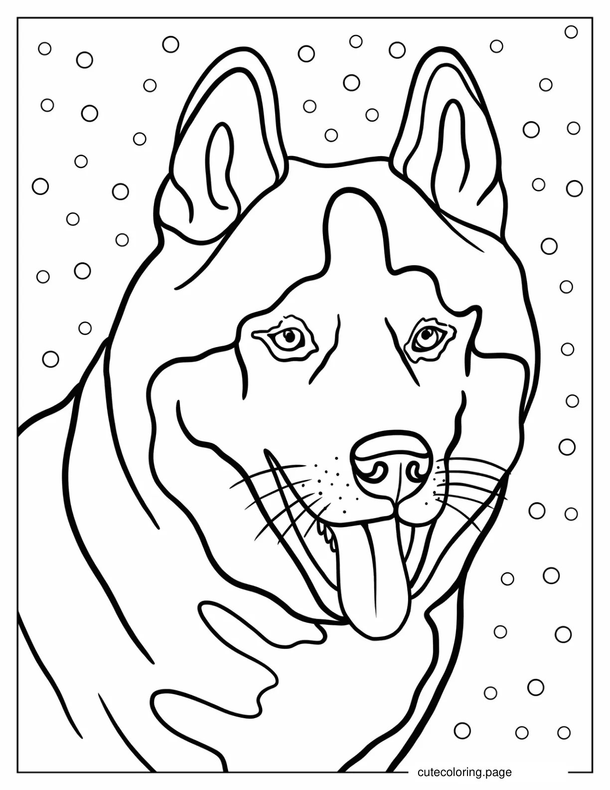Husky Coloring Pages(20+ free printable coloring pages) Cute Coloring Pages