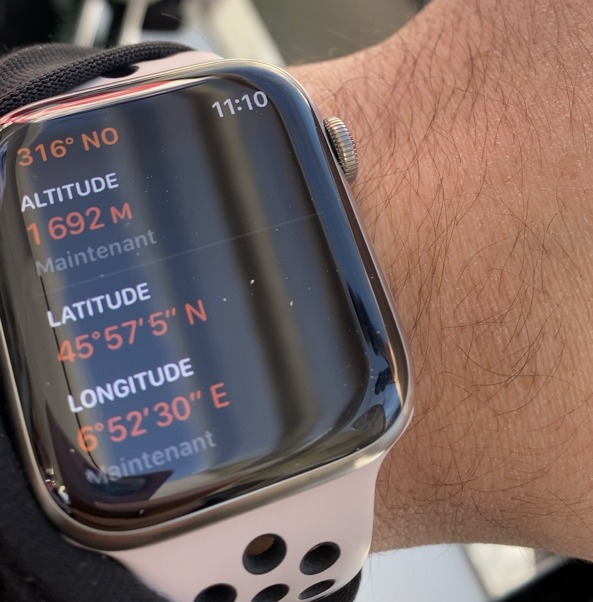 L'altimètre "natif" de l'Apple Watch Series 5 est au mieux médiocre, au