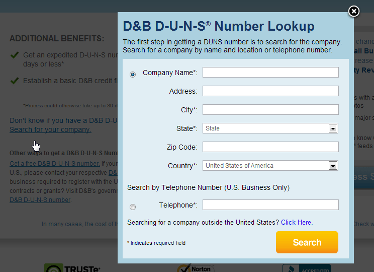 怎样查一个公司的DUNS Number_星辰大海CSDN博客_公司的duns编号哪里查