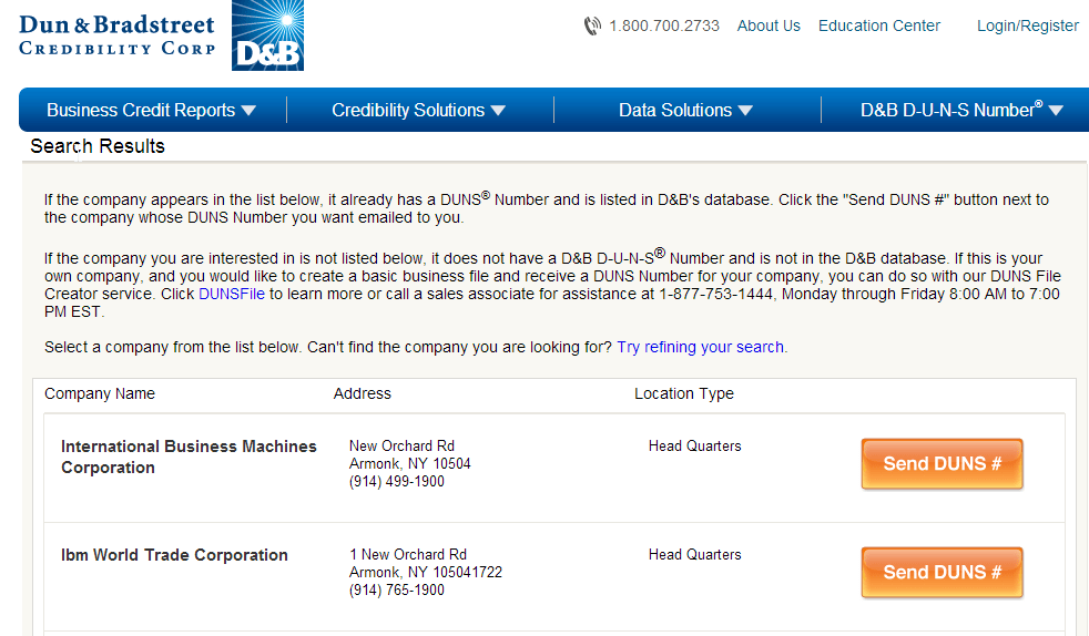 怎样查一个公司的DUNS Number_星辰大海CSDN博客_公司的duns编号哪里查