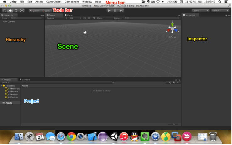 Unity 3D学习笔记之一 界面介绍_Mr.Losers的专栏CSDN博客_unity界面介绍