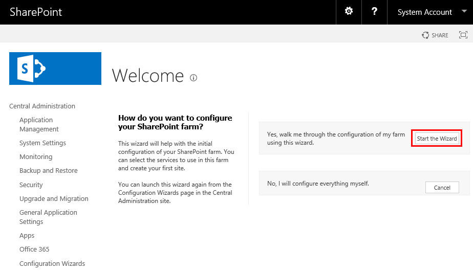 sharepoint 2016 学习系列篇(4)如何部署sharepoint server 2016(3)Sharepoint服务器安装和