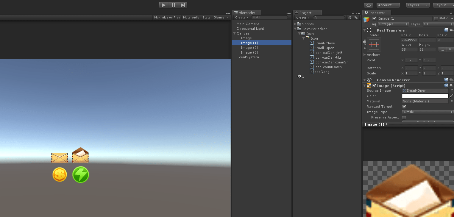 Unity中使用texturepacker优化图集 码农家园
