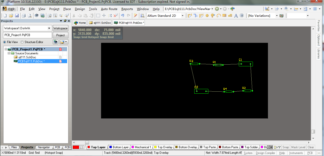 PCB课程设计1（学习使用Altium Designer Release 10）_IOT_victor的博客CSDN博客