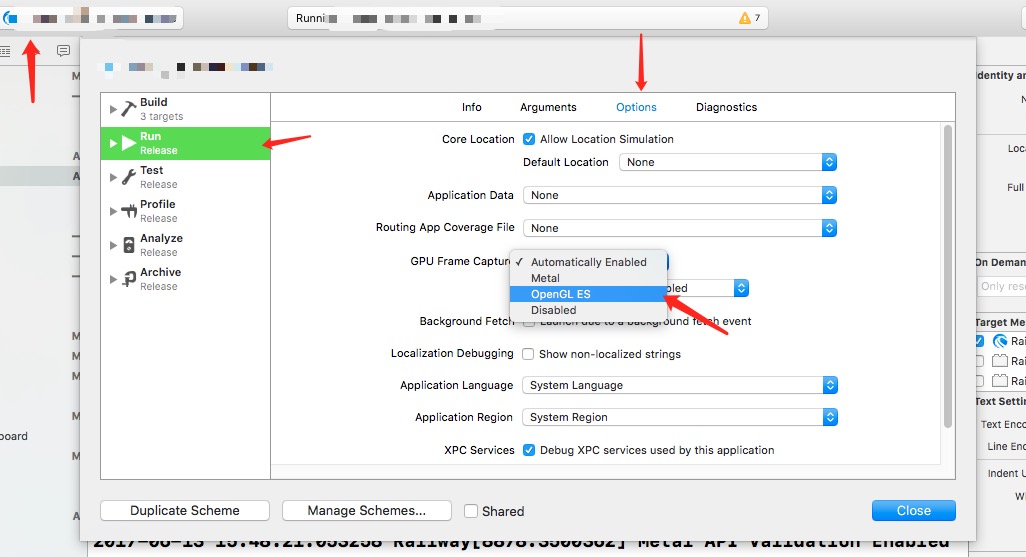 Xcode GPU Frame Caputre_metal api validation enabledCSDN博客