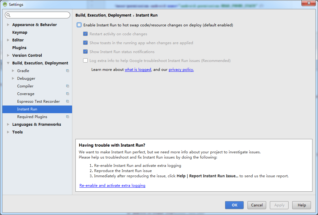 java.lang.RuntimeException Unable to instantiate activity