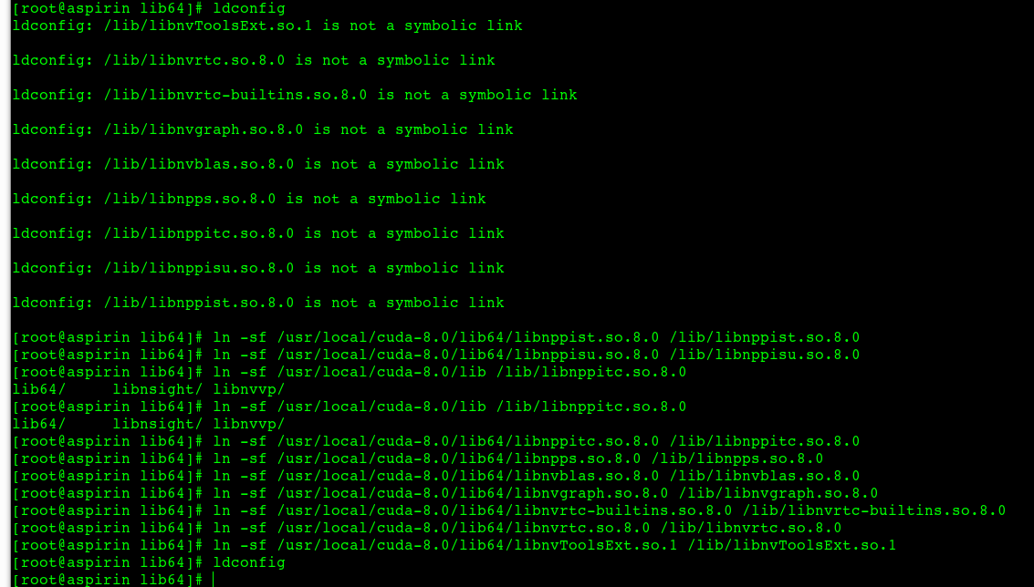 ldconfig提示is not a symbolic link警告的去除方法_ldconfig libattr.so.1 is not a