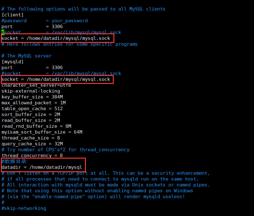 Centos 下更改MySQL源数据存放目录（datadir）_show variables like datadirCSDN博客
