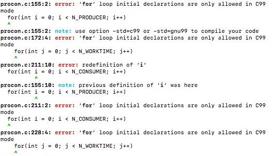 'for' loop initial declarations are only allowed in C99 mode_暮雪繁香的博客CSDN博客