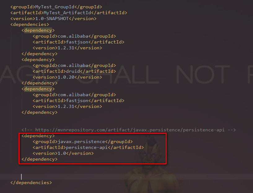 [Java] Как добавить mavenзависимость Entity и Table; Русские Блоги