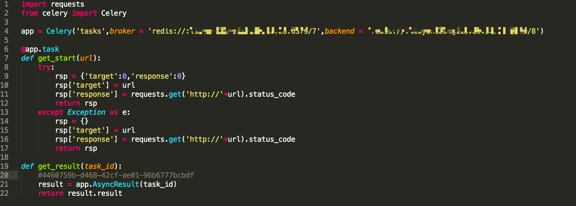 flask + celery+redis_blackj_liuyun的博客CSDN博客