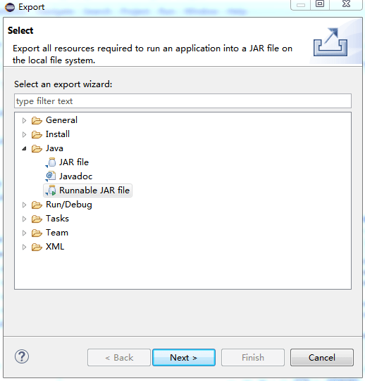 The difference between the eclipse and the jar file is runnable jar
